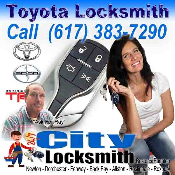 Locksmith Brookline Toyota – Call Ray (617) 383-7290
