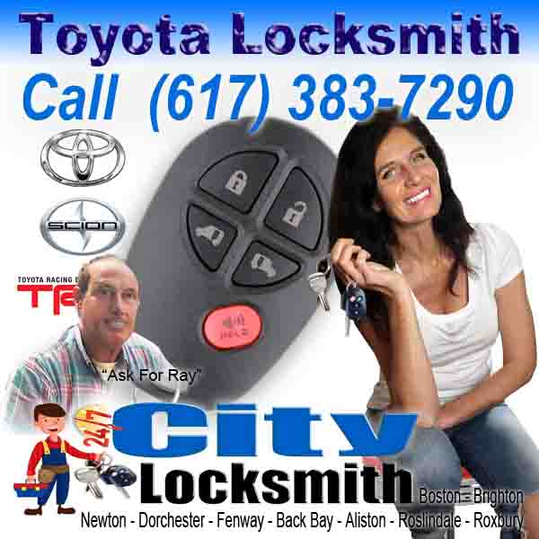 Locksmith Jamaica Plain Toyota – Call City Ask Ray 617-383-7290
