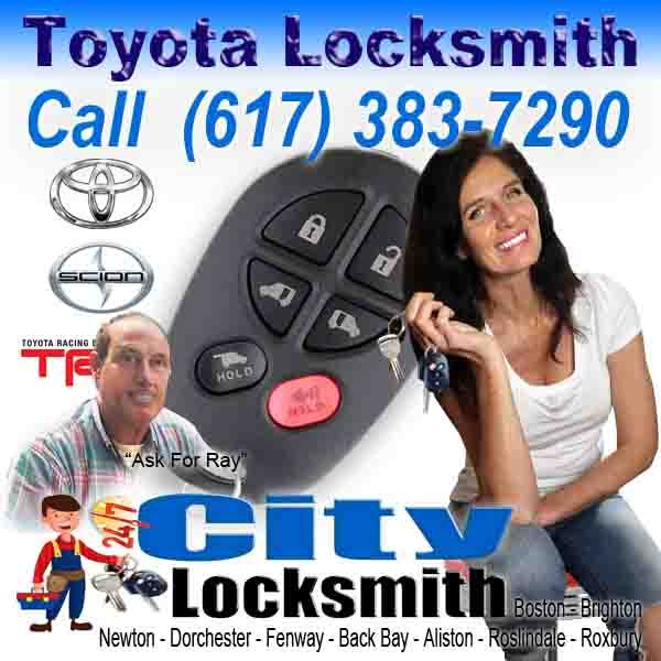 Locksmith For Toyota – Call Ray (617) 383-7290