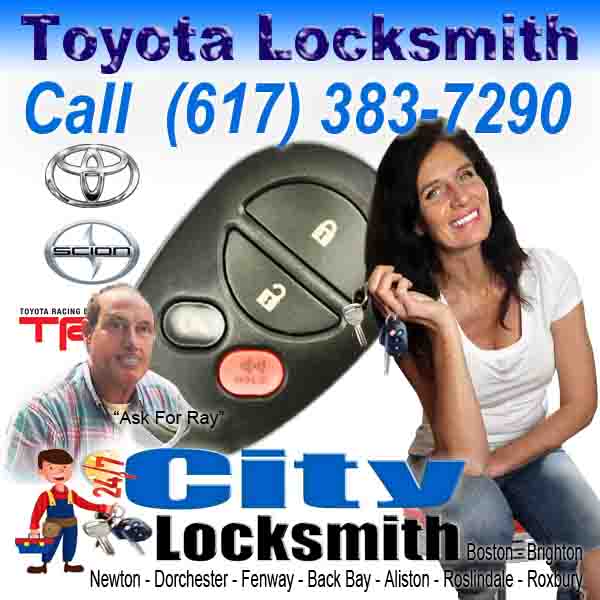Locksmith In Boston Toyota – Call City Ask Ray 617-383-7290