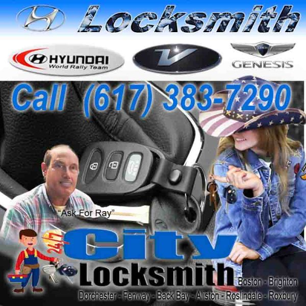 Locksmith In Boston Hyundai – Call Ray (617) 383-7290