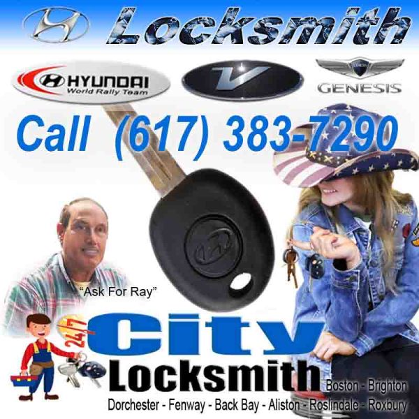 Locksmith Cambridge Hyundai – Call Ray (617) 383-7290