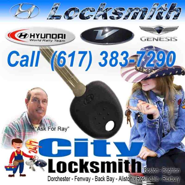 Locksmith Brookline Hyundai – Call Ray (617) 383-7290