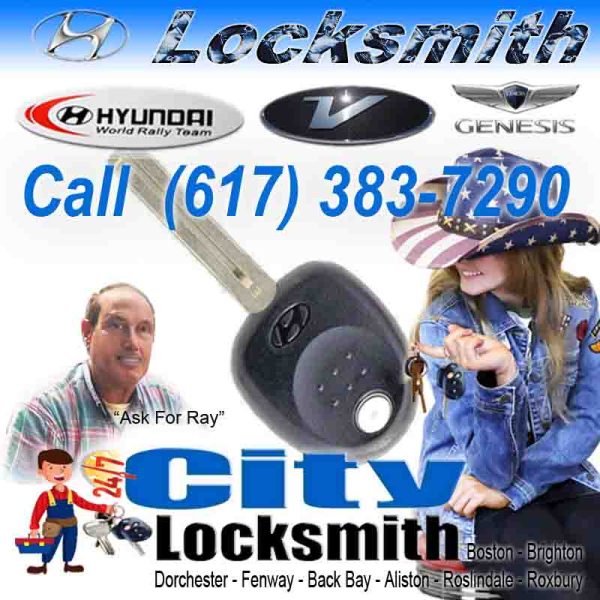 Locksmith Dorchester Hyundai – Call Ray (617) 383-7290