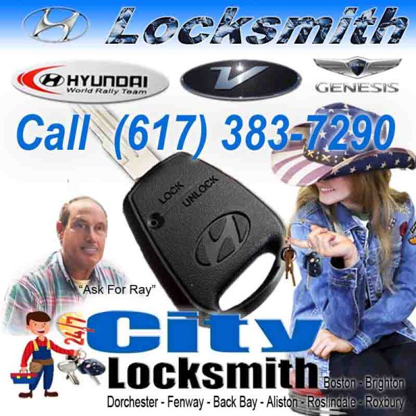 Locksmith Roxbury Hyundai – Call Ray (617) 383-7290