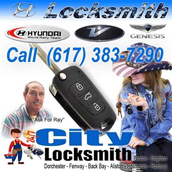 Locksmith Newton Hyundai – Call Ray (617) 383-7290