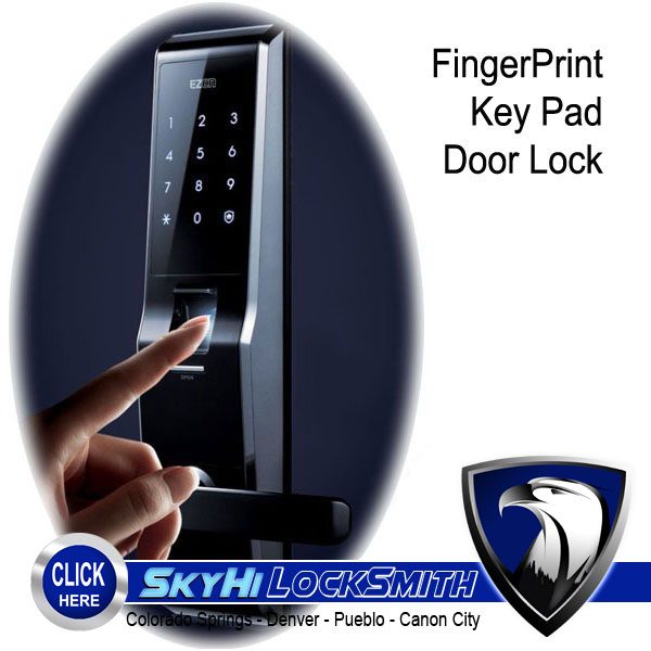Finger Print Key Pad Door Lock