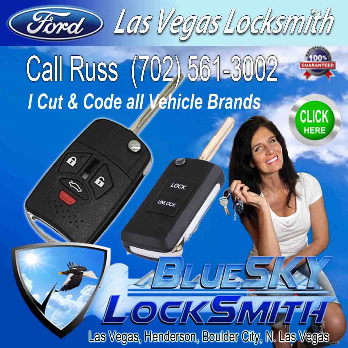 Car Key Locksmith – Call Russ 702-561-3002