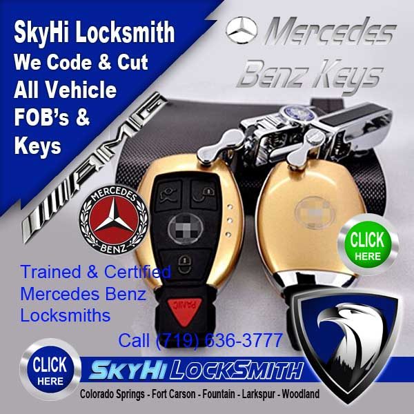 Mercedes Key Locksmith SkyHi Colorado Springs 719-636-3777